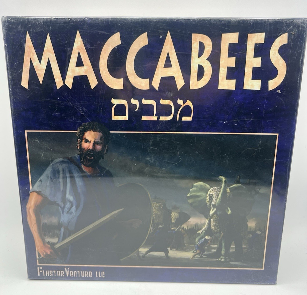 Maccabees Hanukkah Strategy Board Game Flaster Venture New Sealed Complete